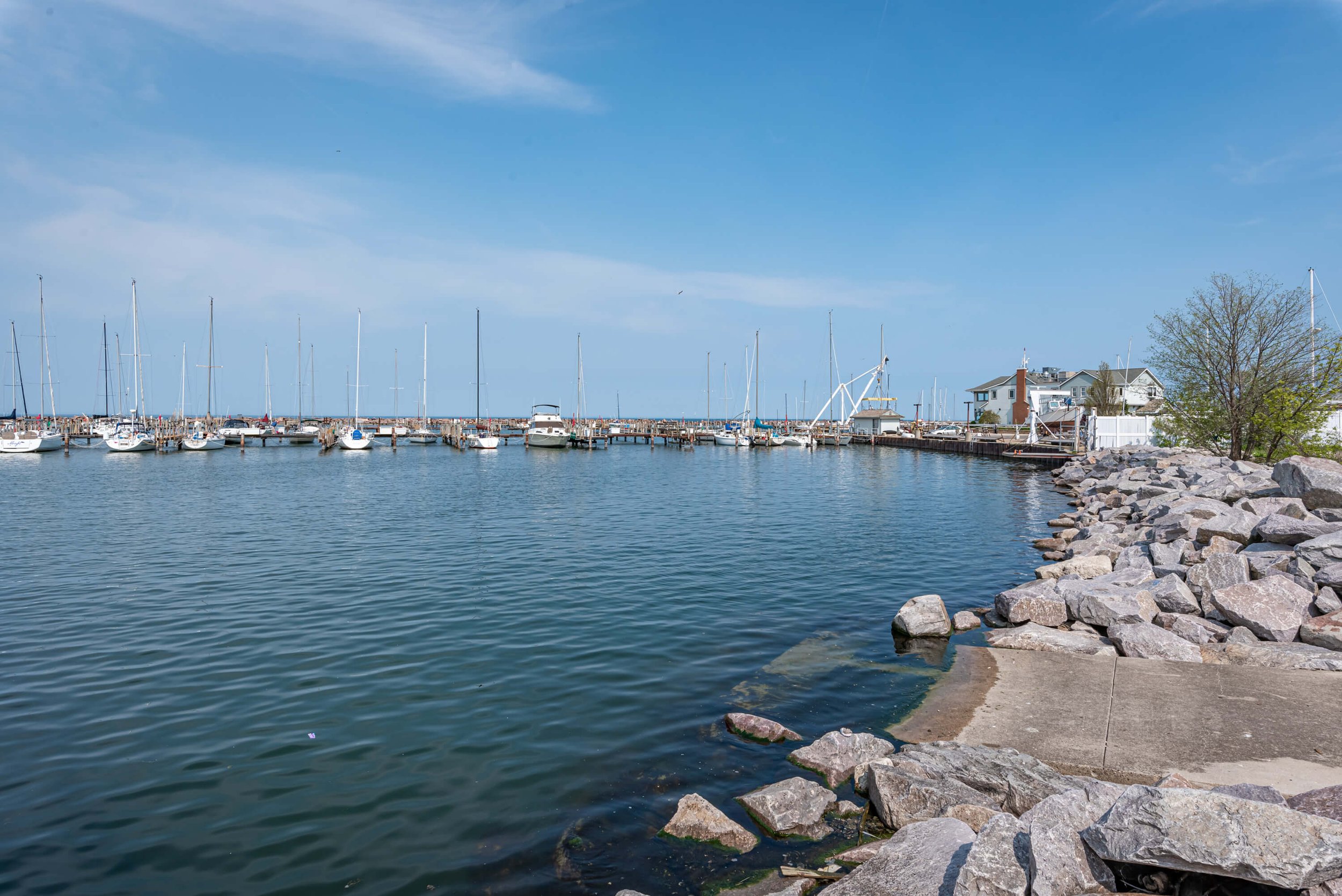 Overlooking South Shore Marina