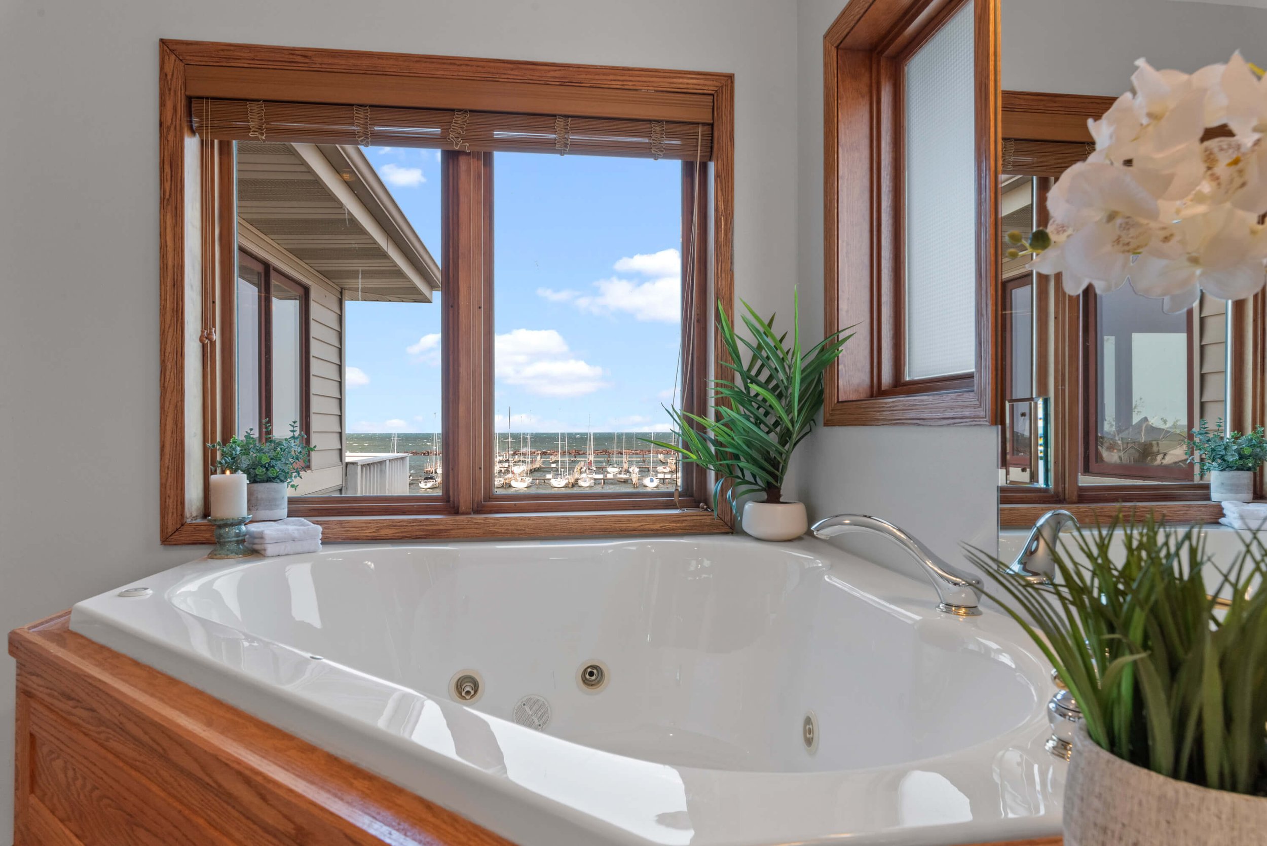 Whirlpool Tub with a View!