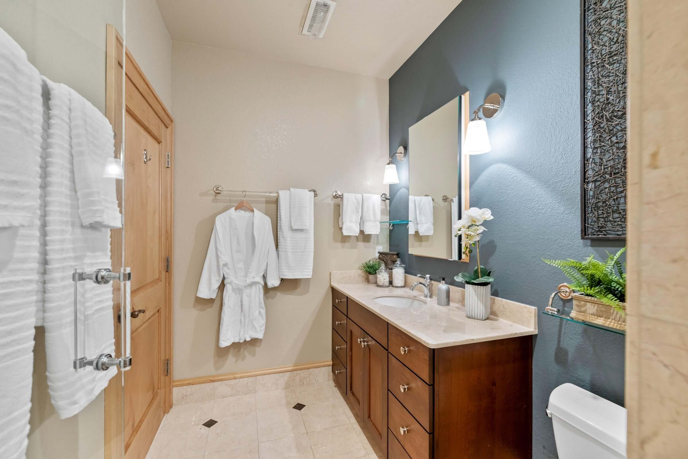 Expanded Vanity and Medicine Cabinet