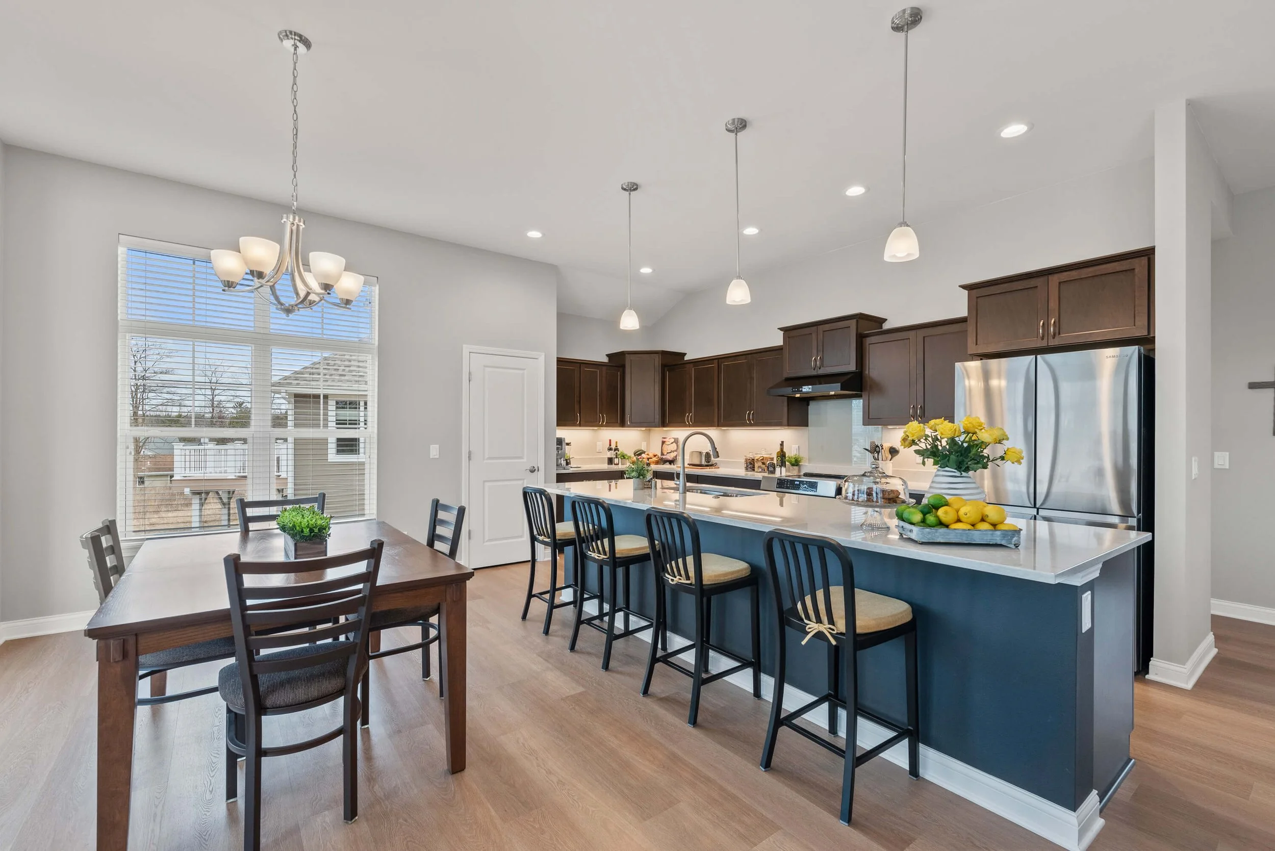 Plenty of Space for Full Size Dining Table