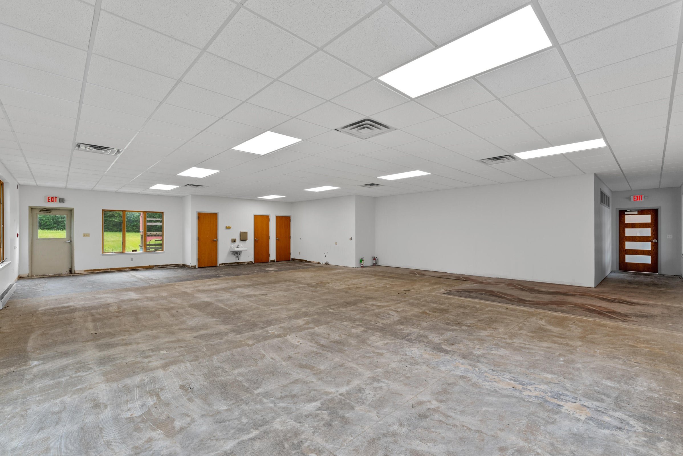 Office Front and Back Doors