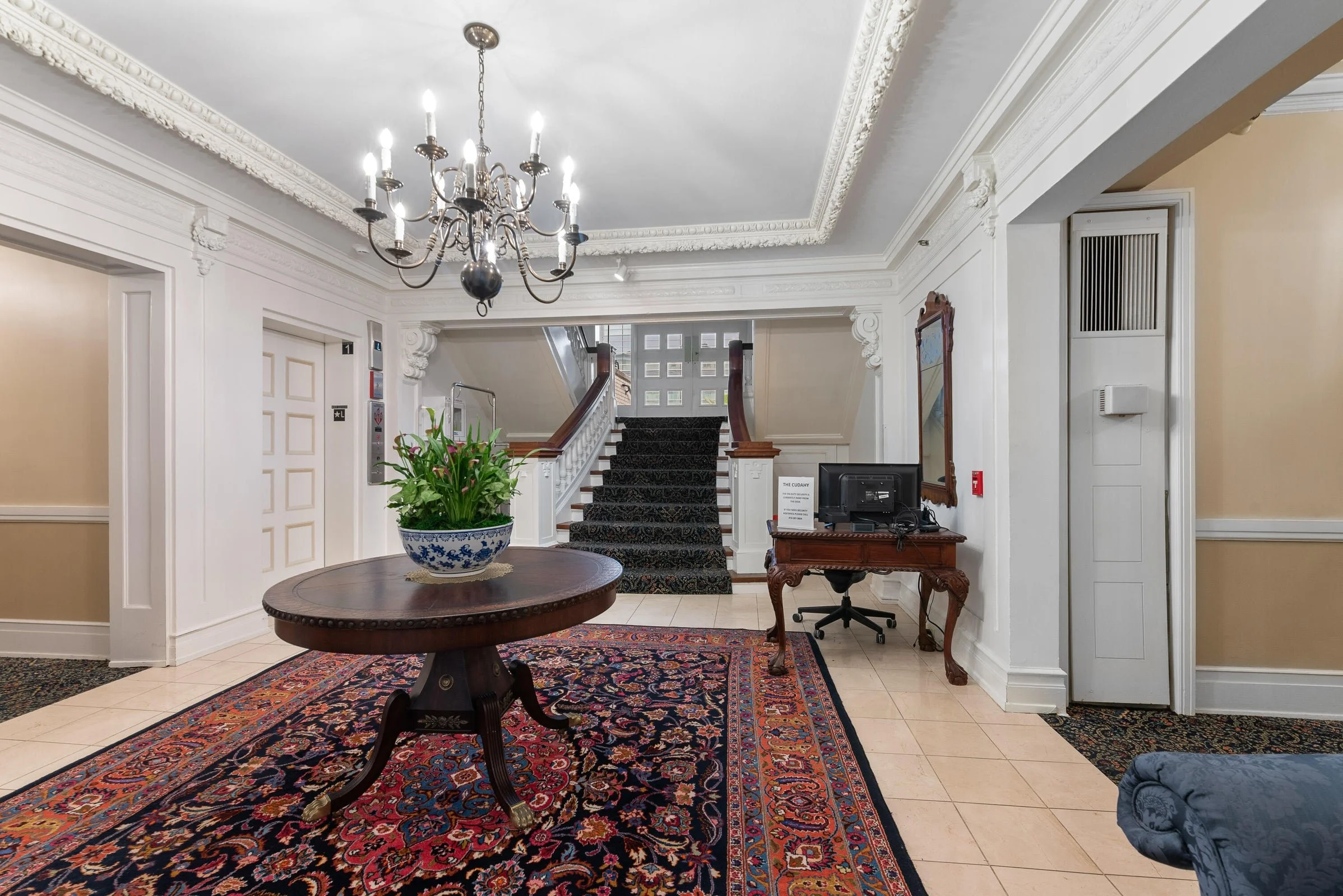 Grand Building Lobby