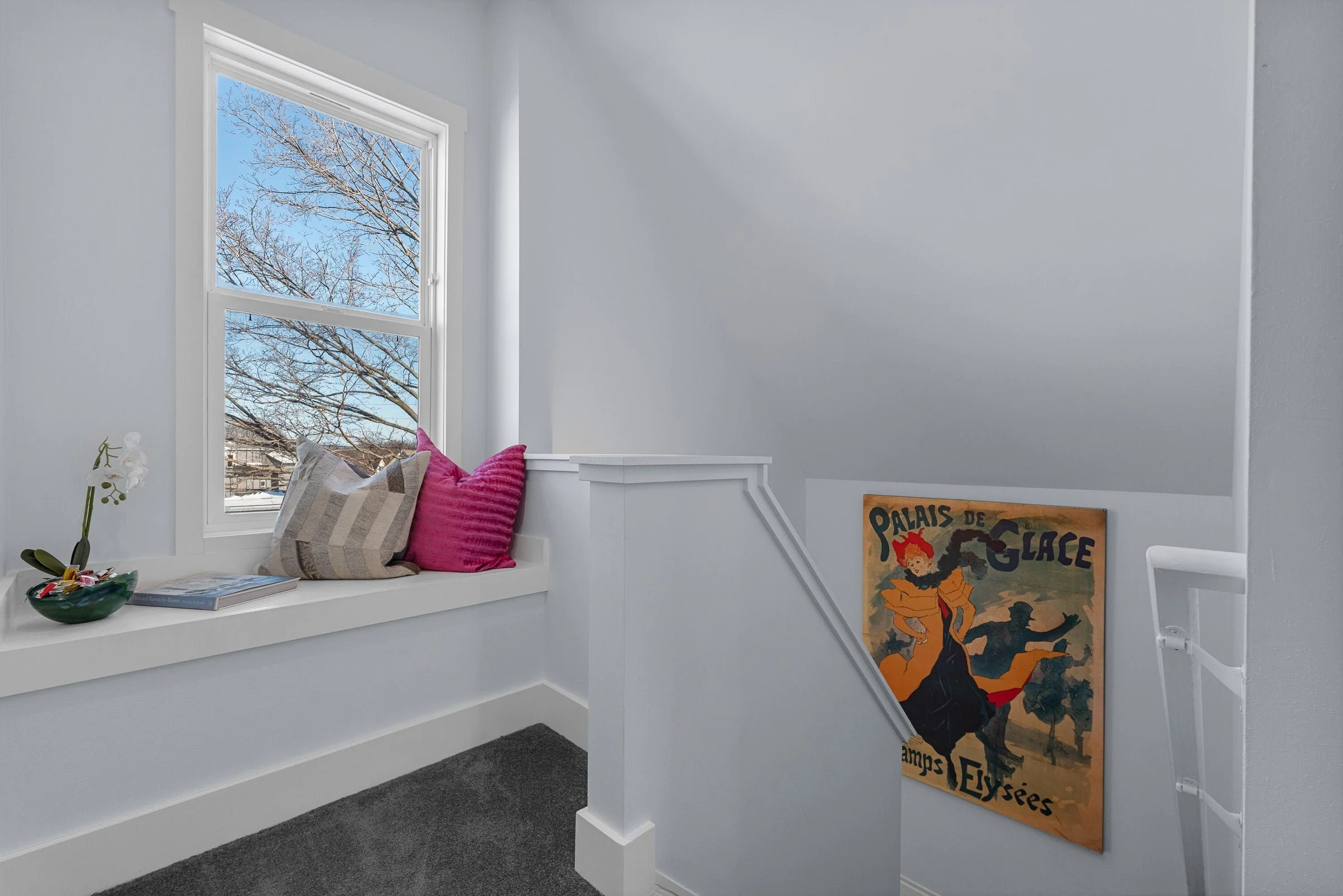 Stairway w/Window Seat