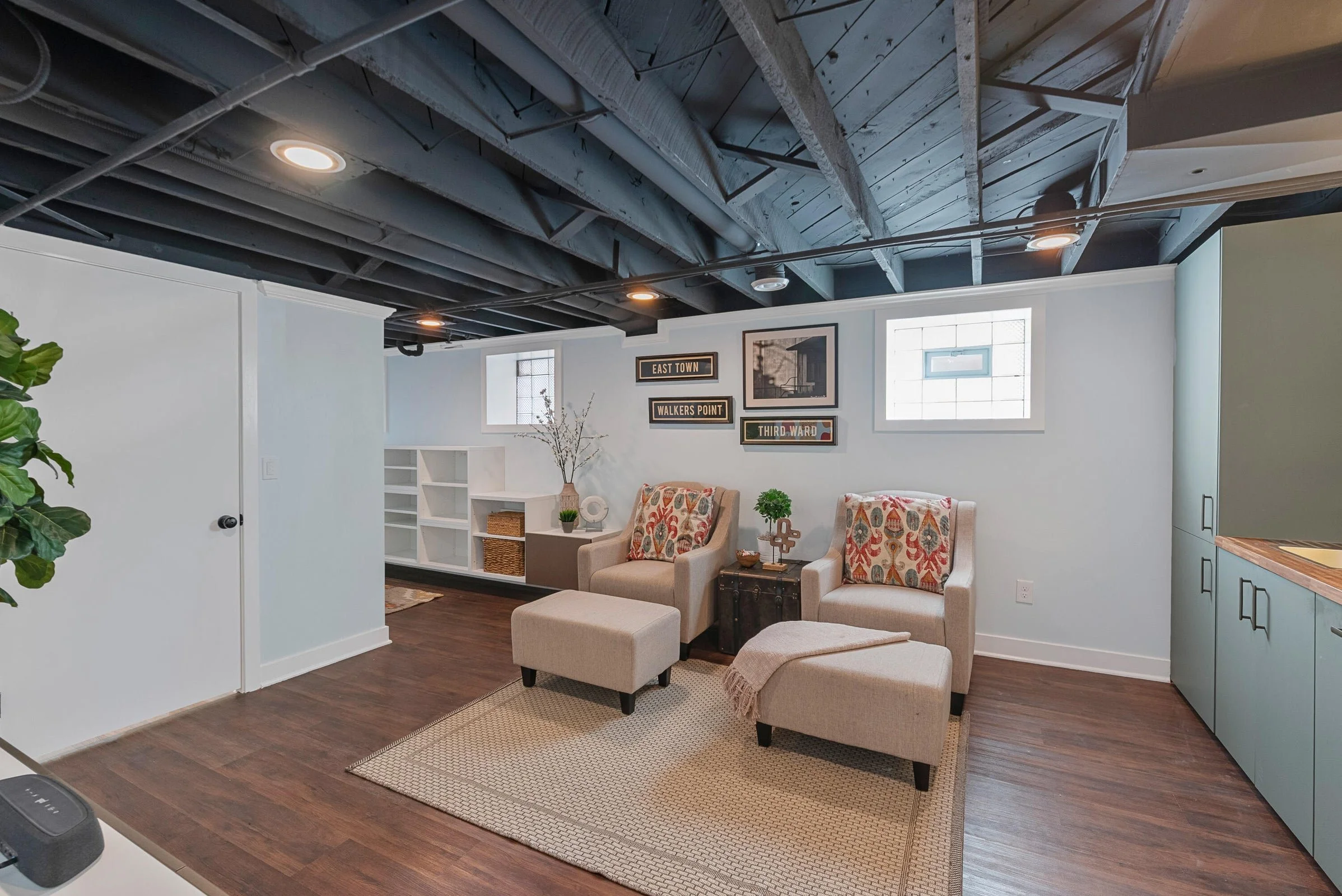 Glass Block Windows Fill Space w/Light