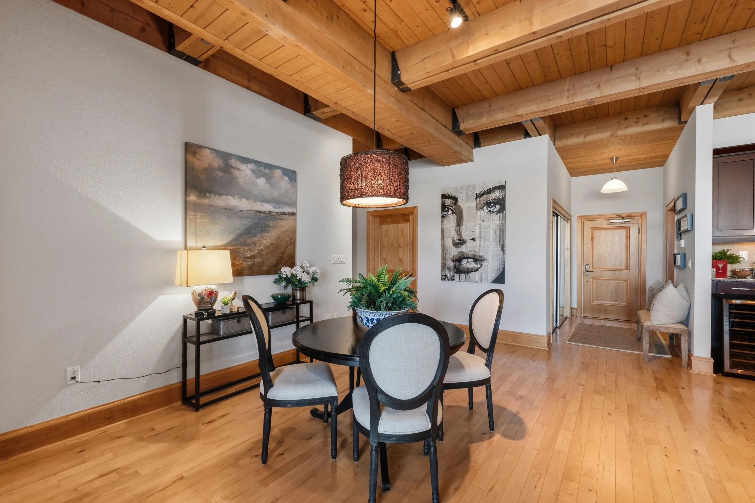 Wall Removed to Enlarge Dining Area!