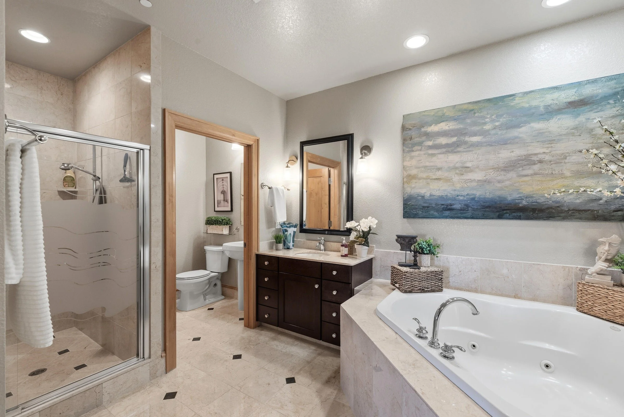 Imported Marble Primary Bath