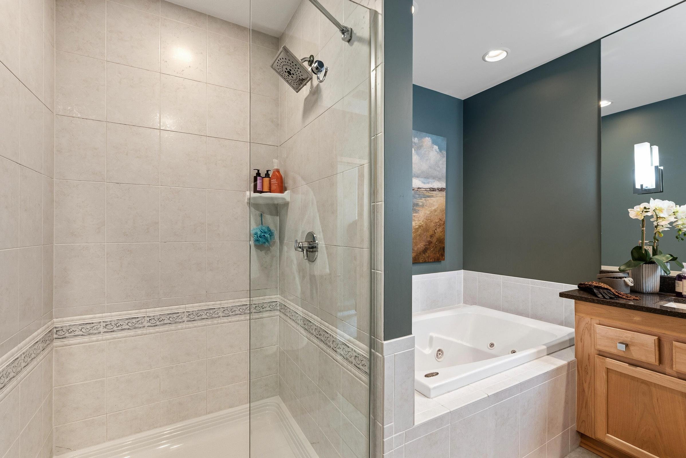 Whirlpool &amp; Walk-In Shower