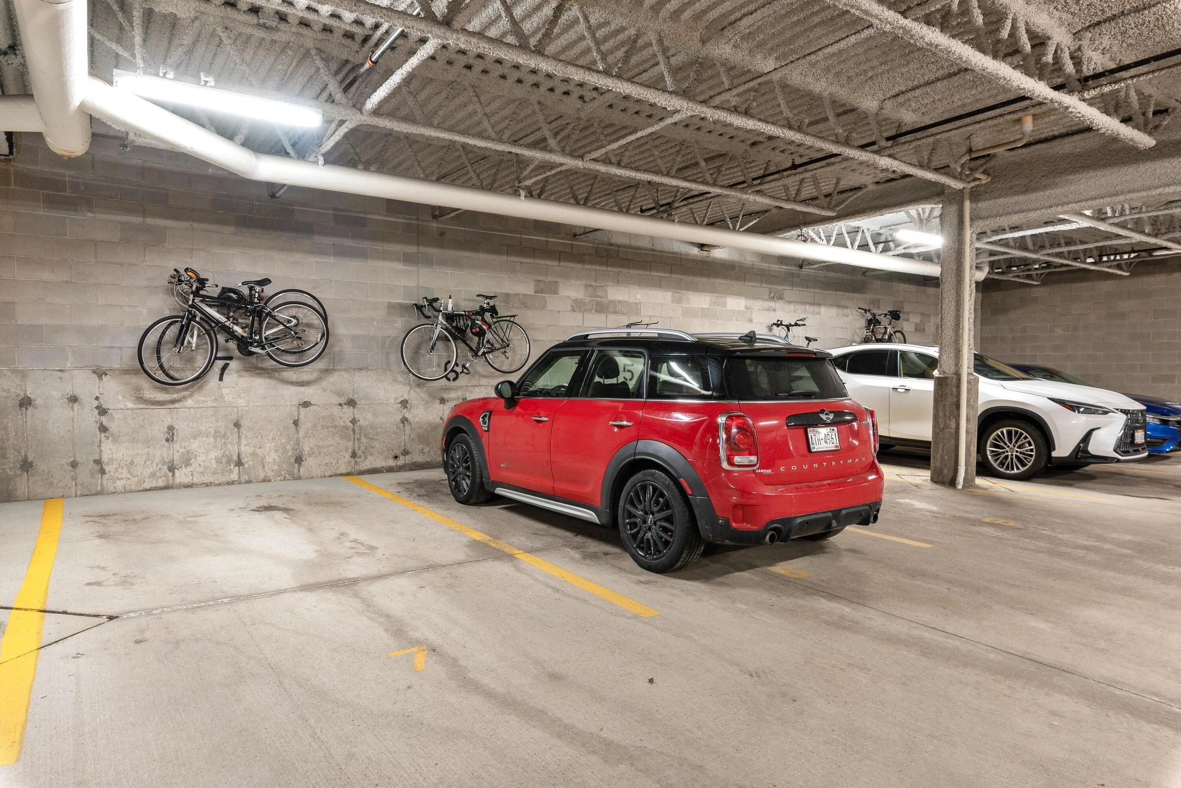 Parking Spaces #5 &amp; #6 w/Bike Racks