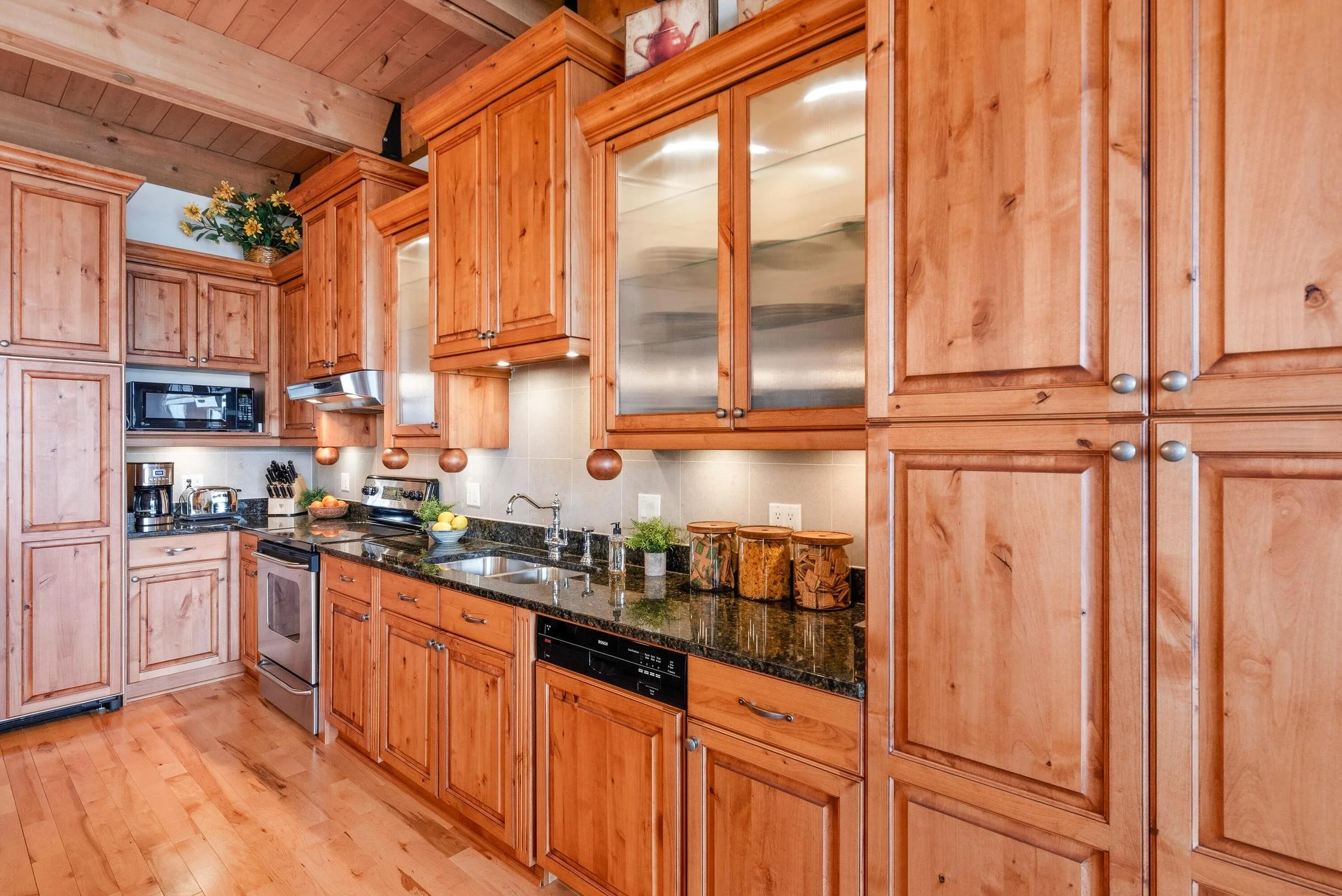 Custom Rustic Alder Cabinetry