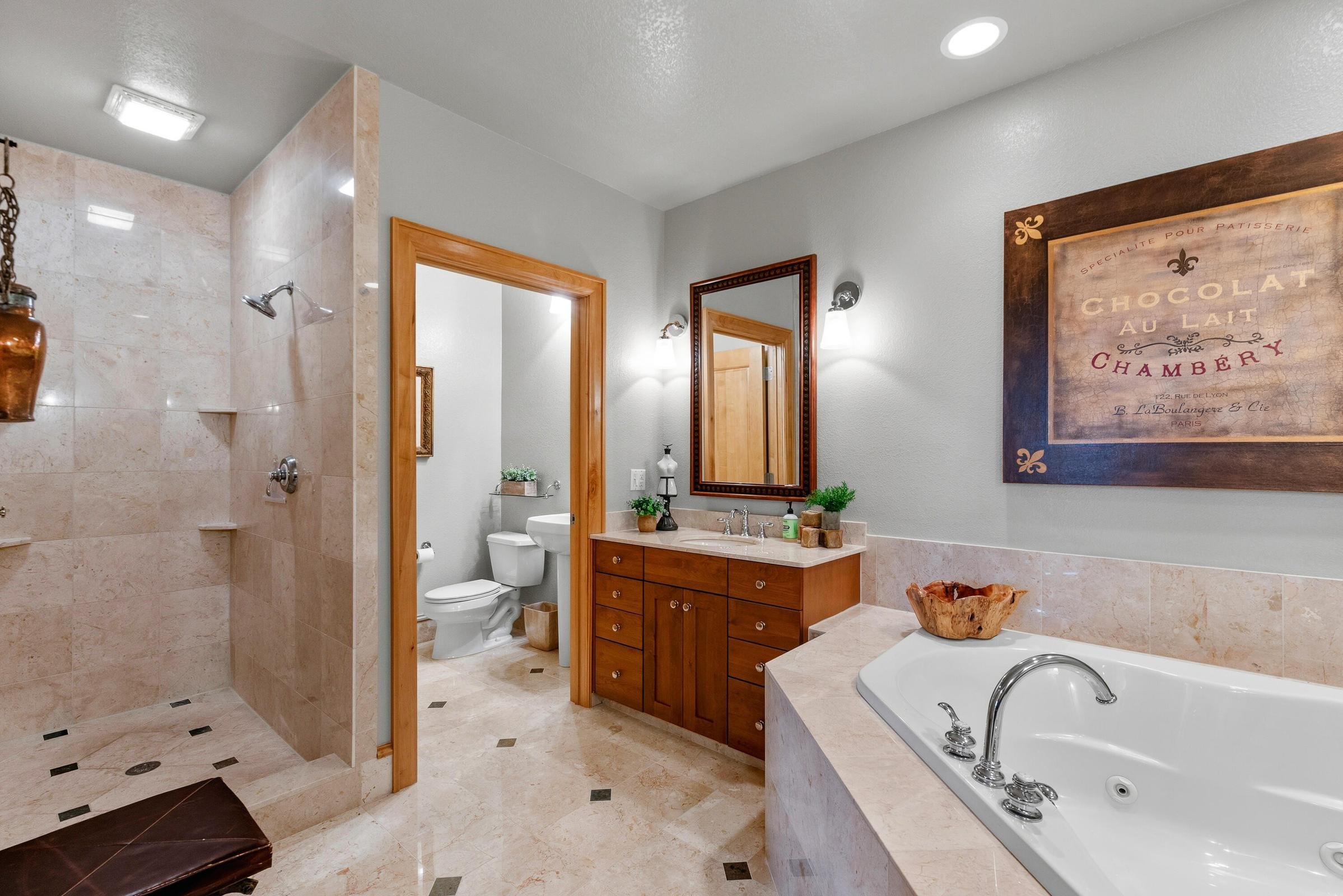 Imported Marble Primary Bath