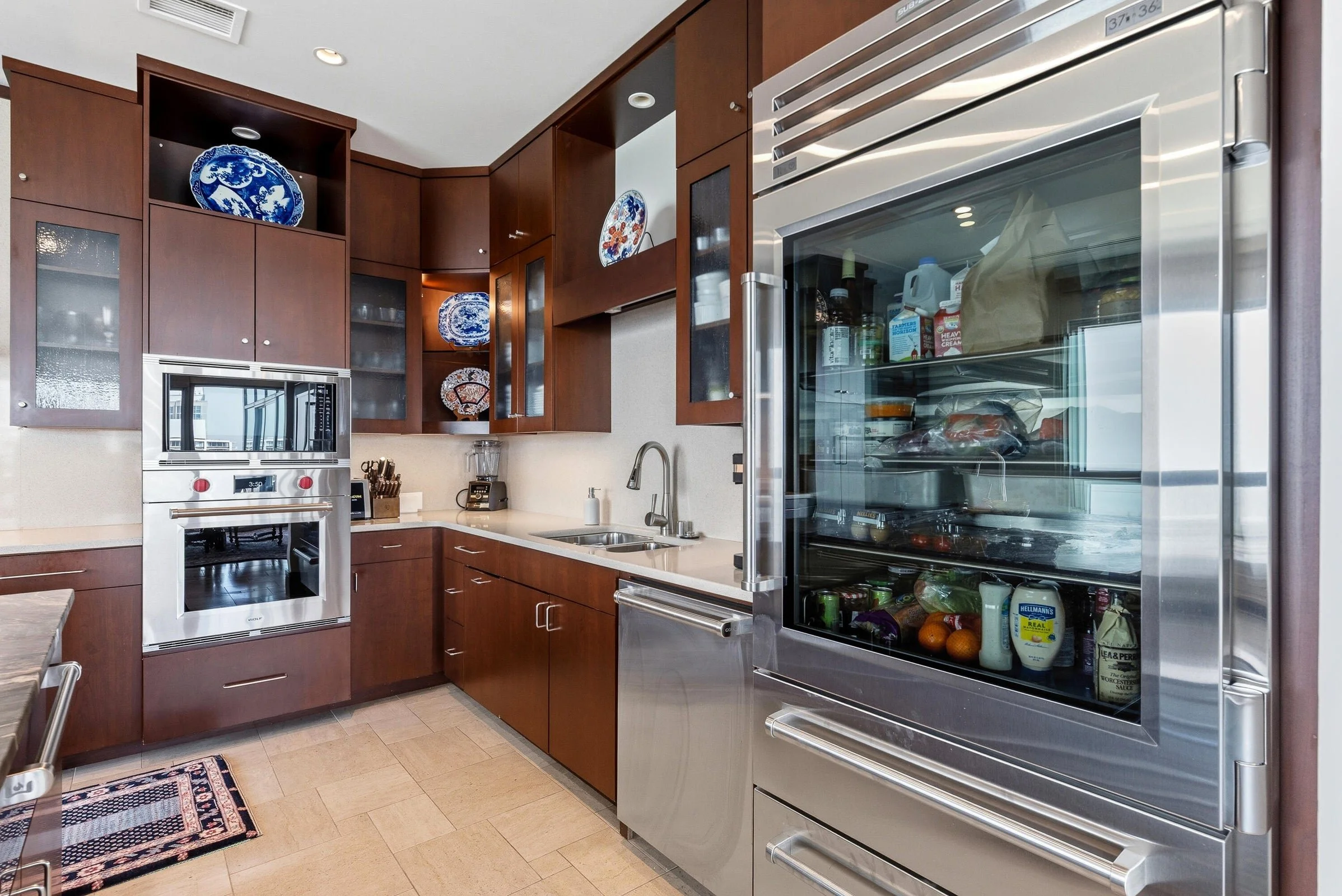 Sub-0 Glass Front Refrigerator/Freezer