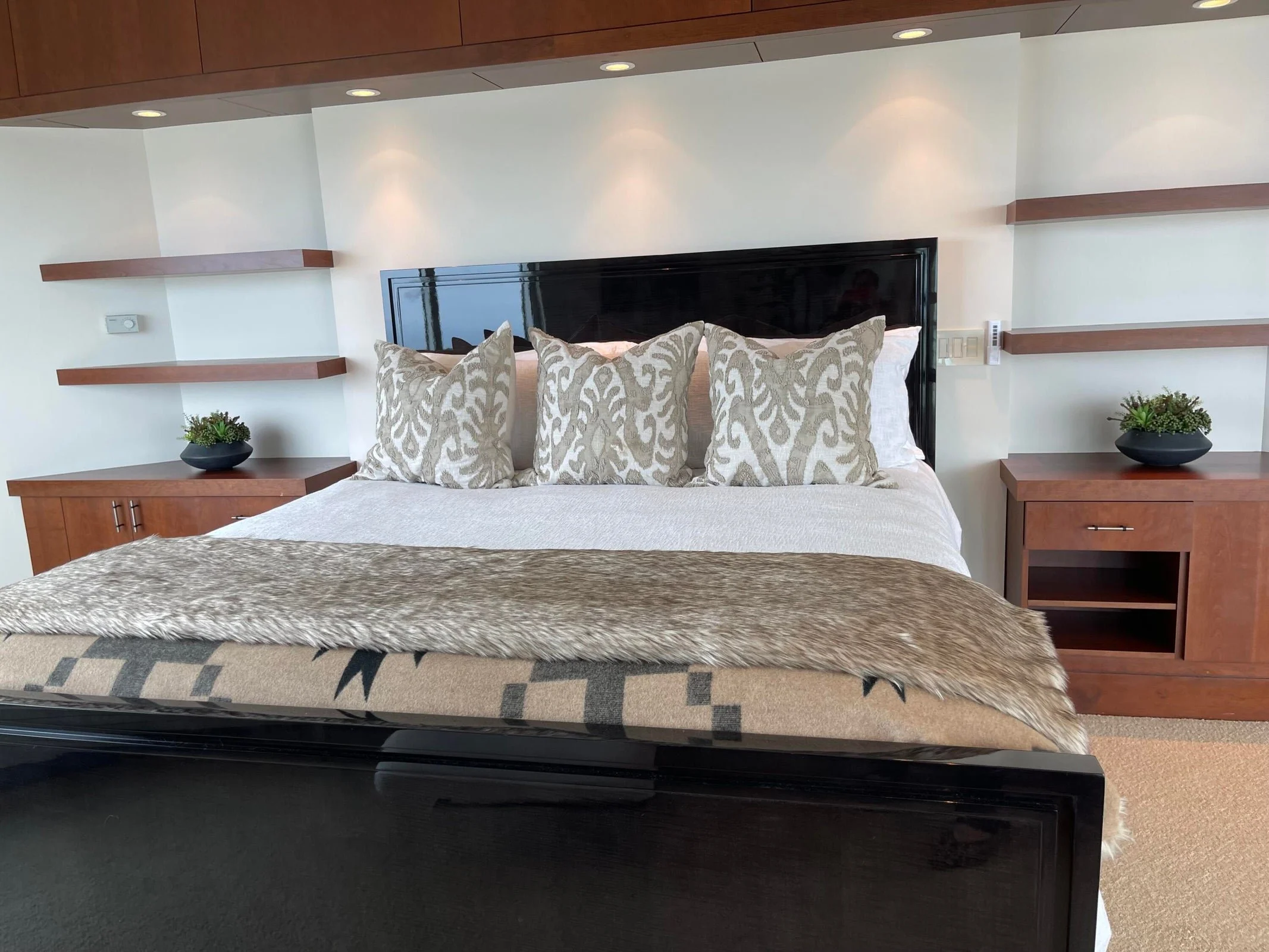 Built-In Night Stands &amp; Shelving