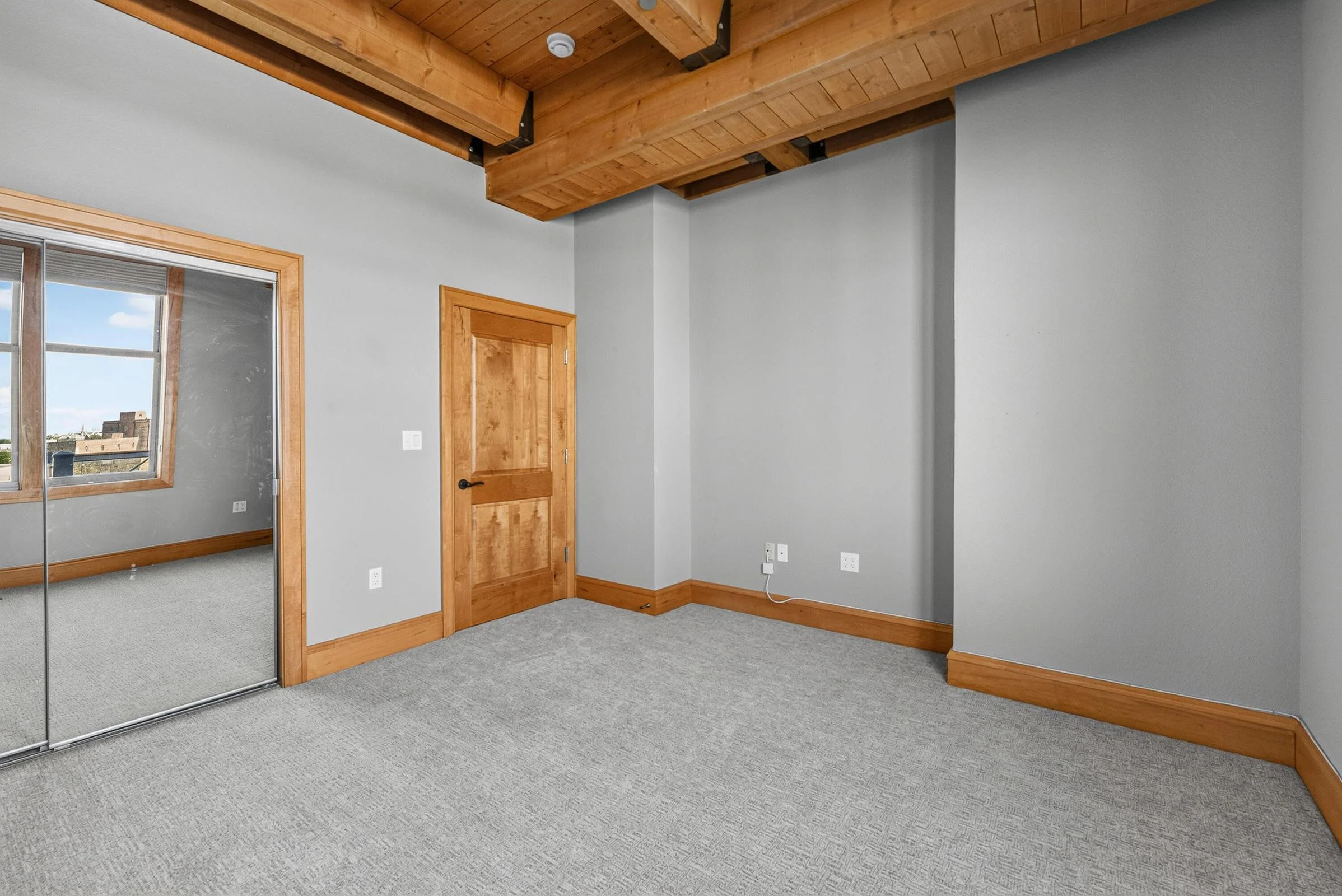 Beamed Ceiling &amp; Custom Closet