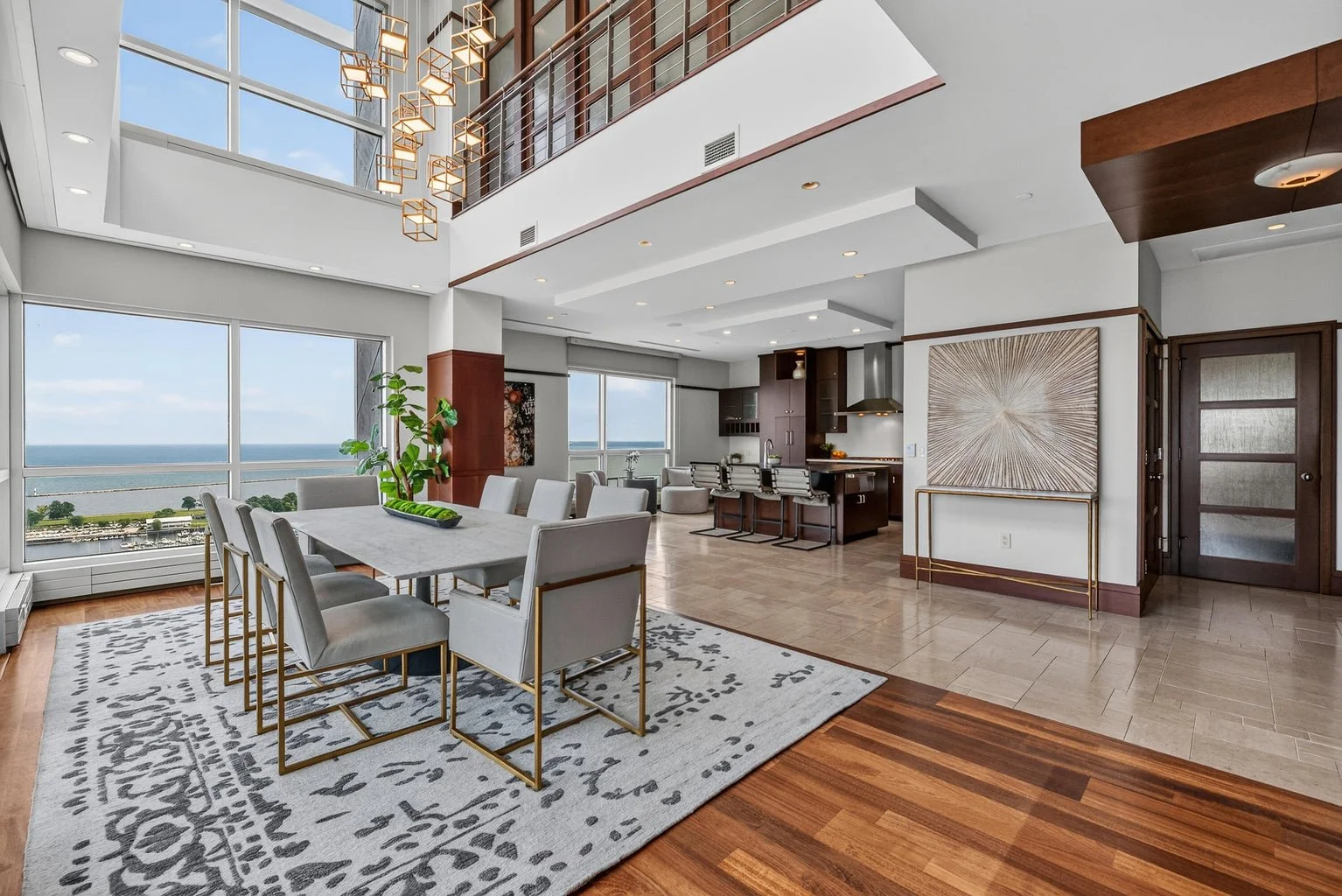 Two Story Dining Room