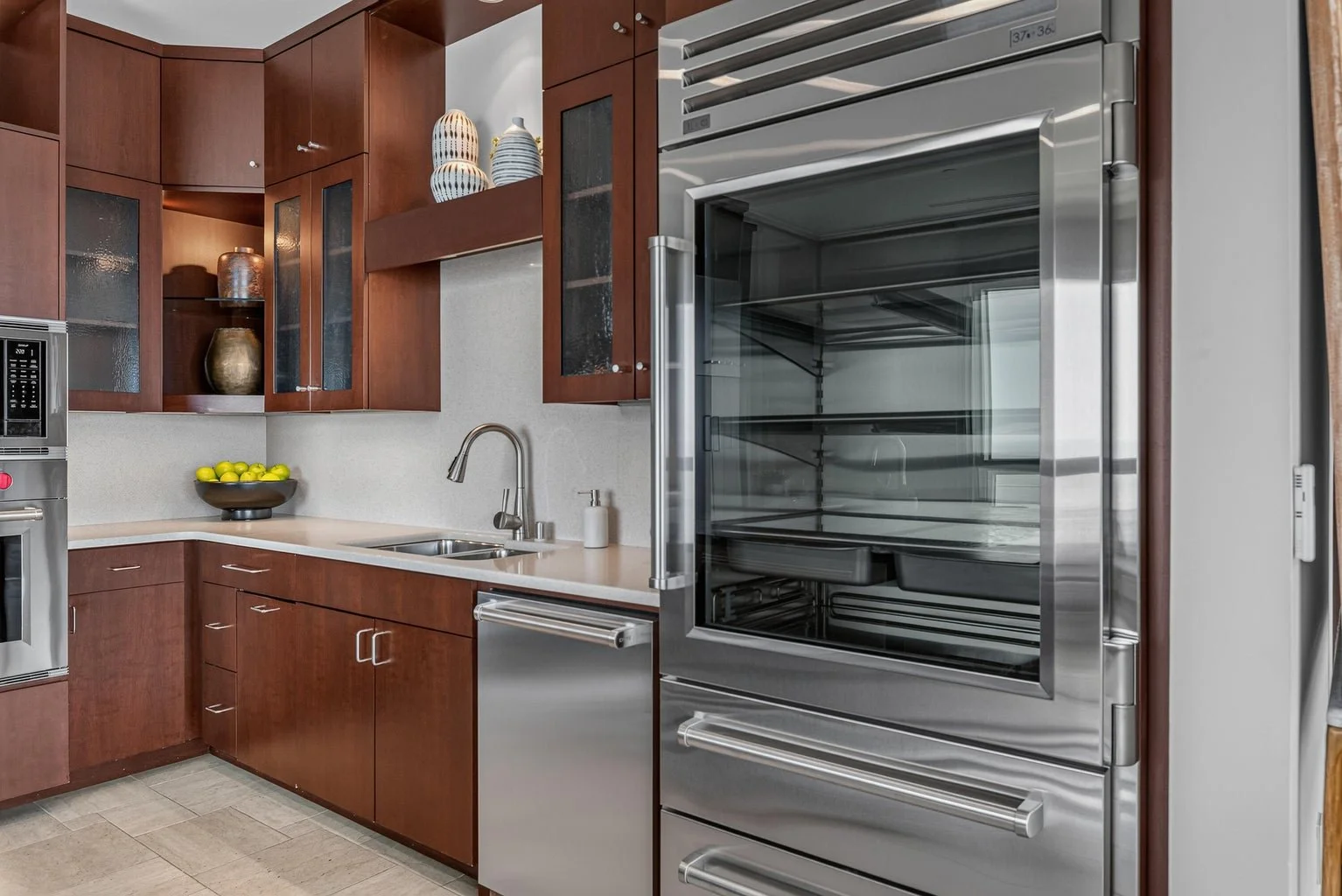 Sub-0 Glass Front Refrigerator/Freezer