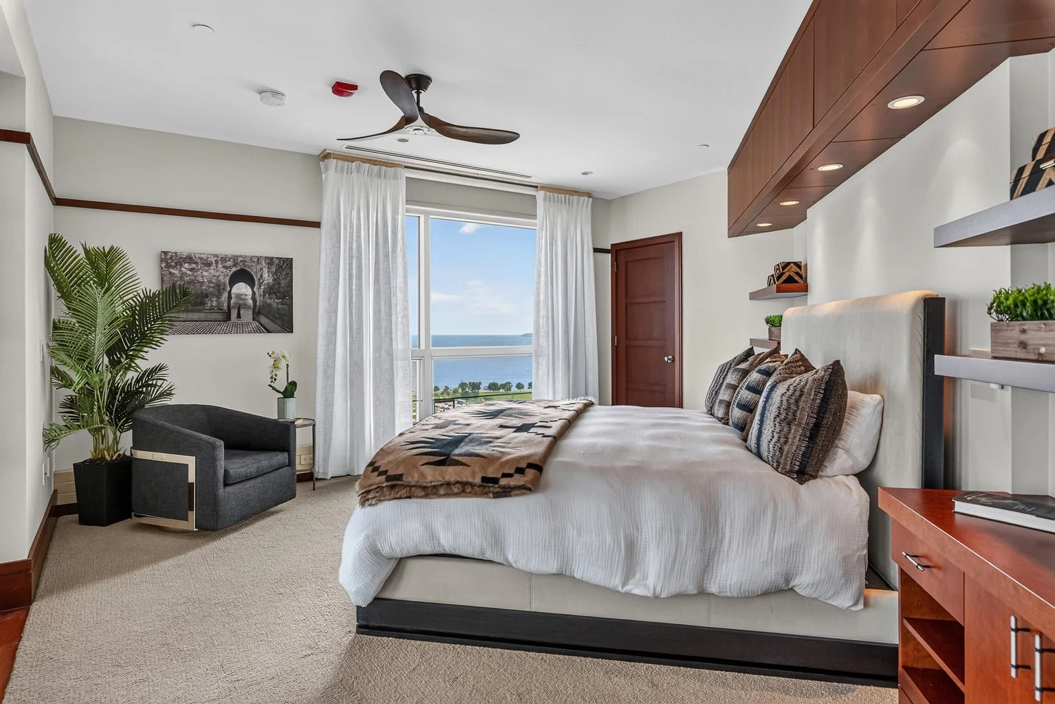 Primary Bedroom w/Lake Views
