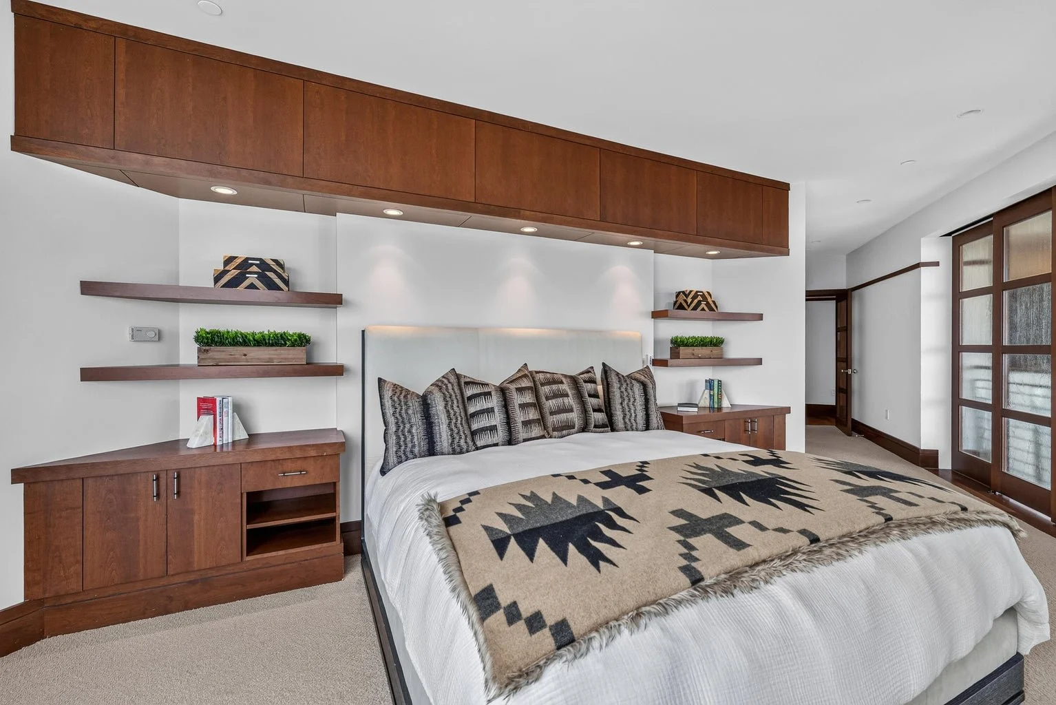 Built-In Night Stands &amp; Shelving