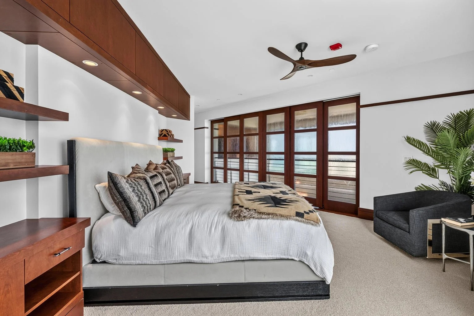 Sliding Custom Door Over Dining Room