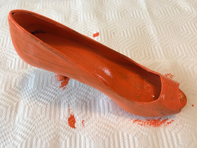 It took me three coats of paint until it looked really attractive!