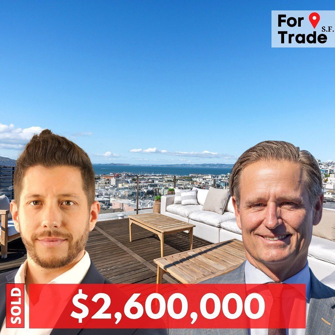 Just Sold! My clients and I were able to beat out the fierce competition on this one-of-a-kind top floor unit with a private roof deck in Russian Hill. They will definitely enjoy the lifestyle this home has to offer! 
@maxarmour_sf @fortradesf @compa