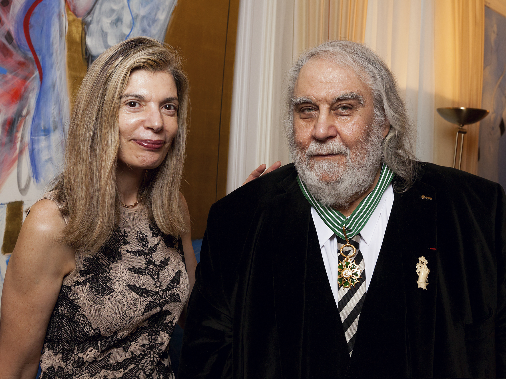 Vangelis et Ambassadrice de Grèce02.jpg