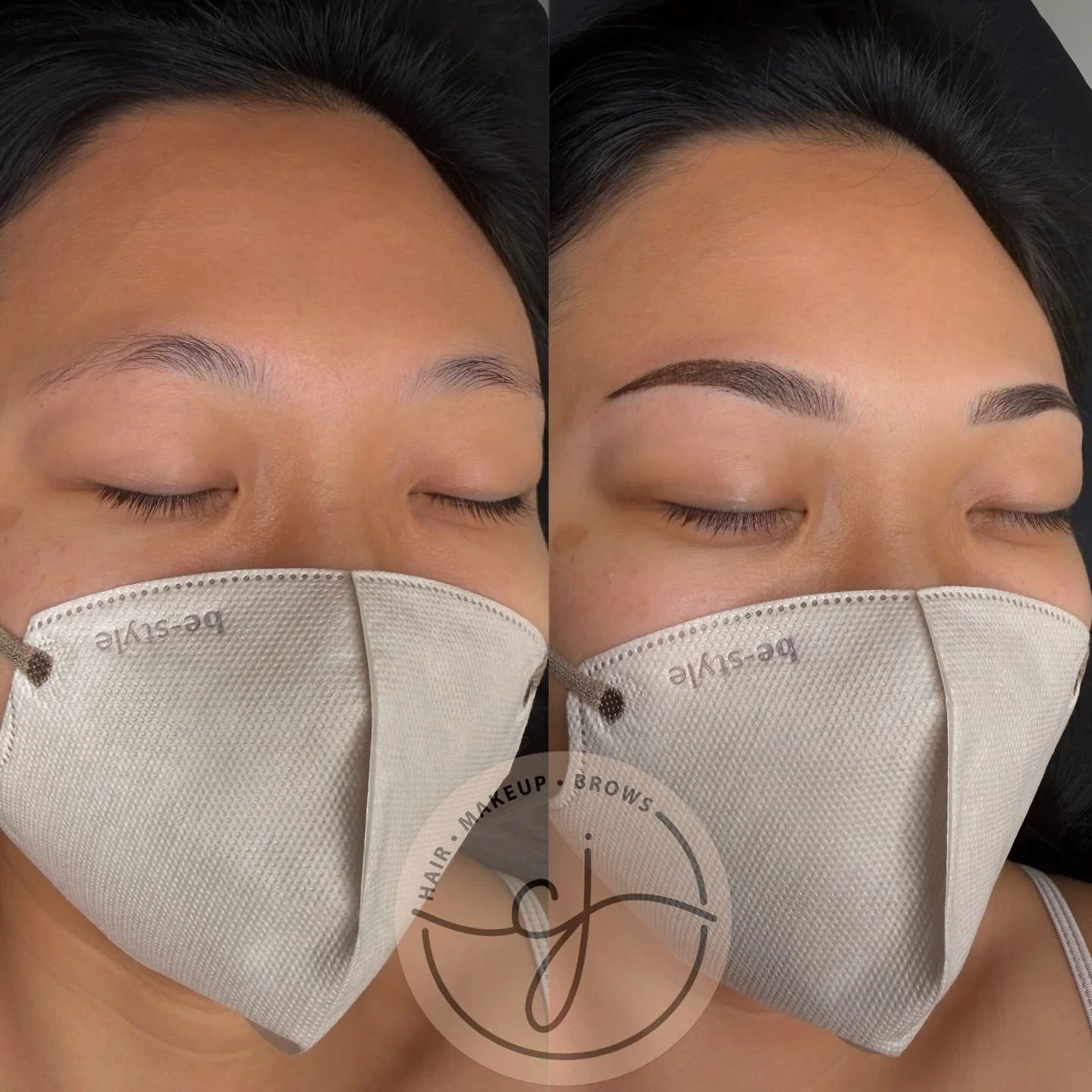 🤍combo brows🤍
@tinadaviesprofessional #oak
#combobrows #powderbrows #microblading #hawaii