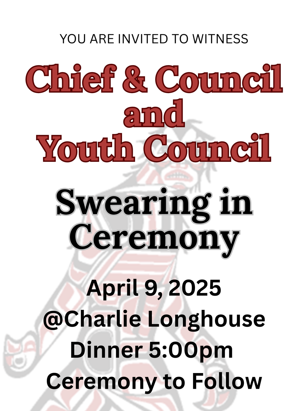 Sts'ailes Chief & Council and Youth Council Swearing In Ceremony — Sts ...