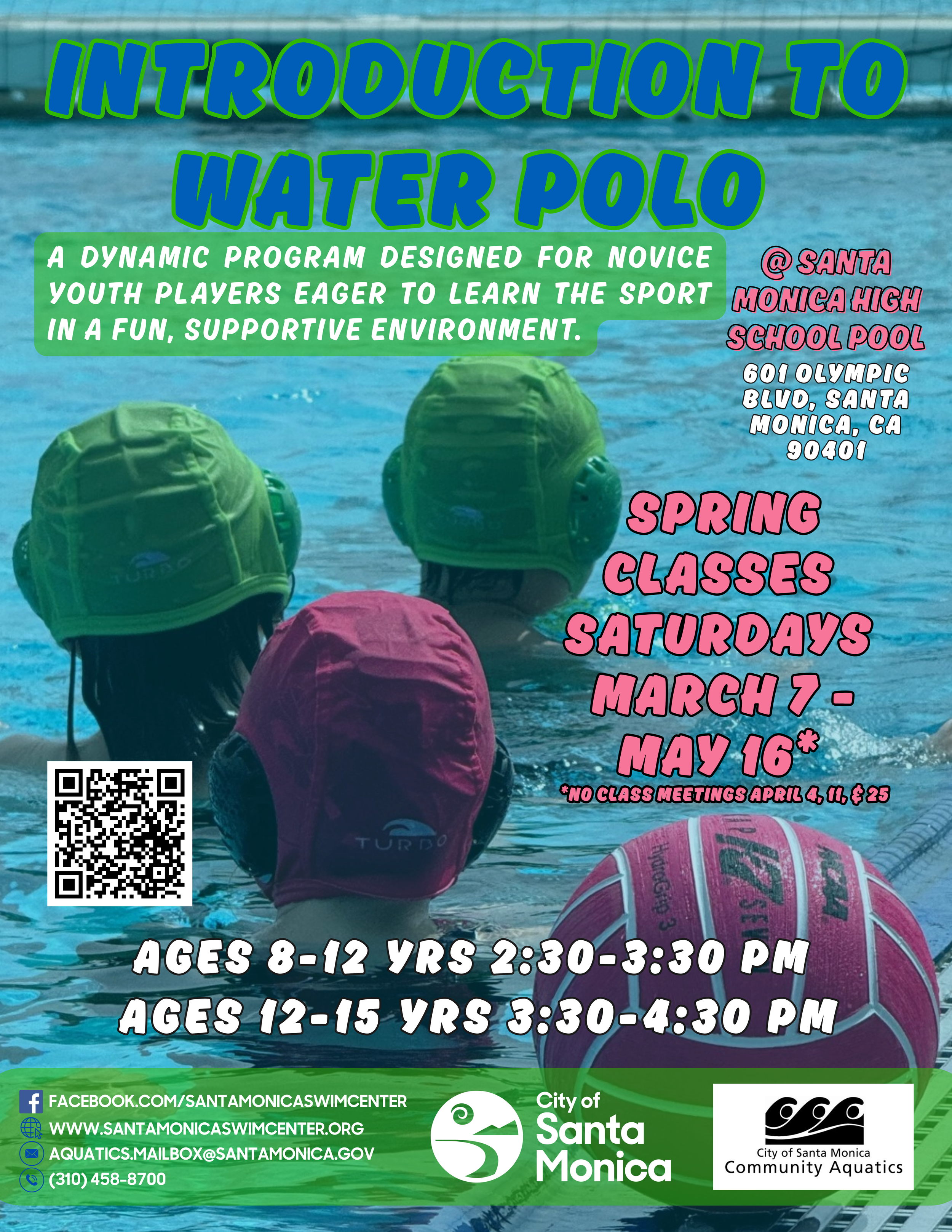 Introduction to Youth Water Polo @ Santa Monica High School