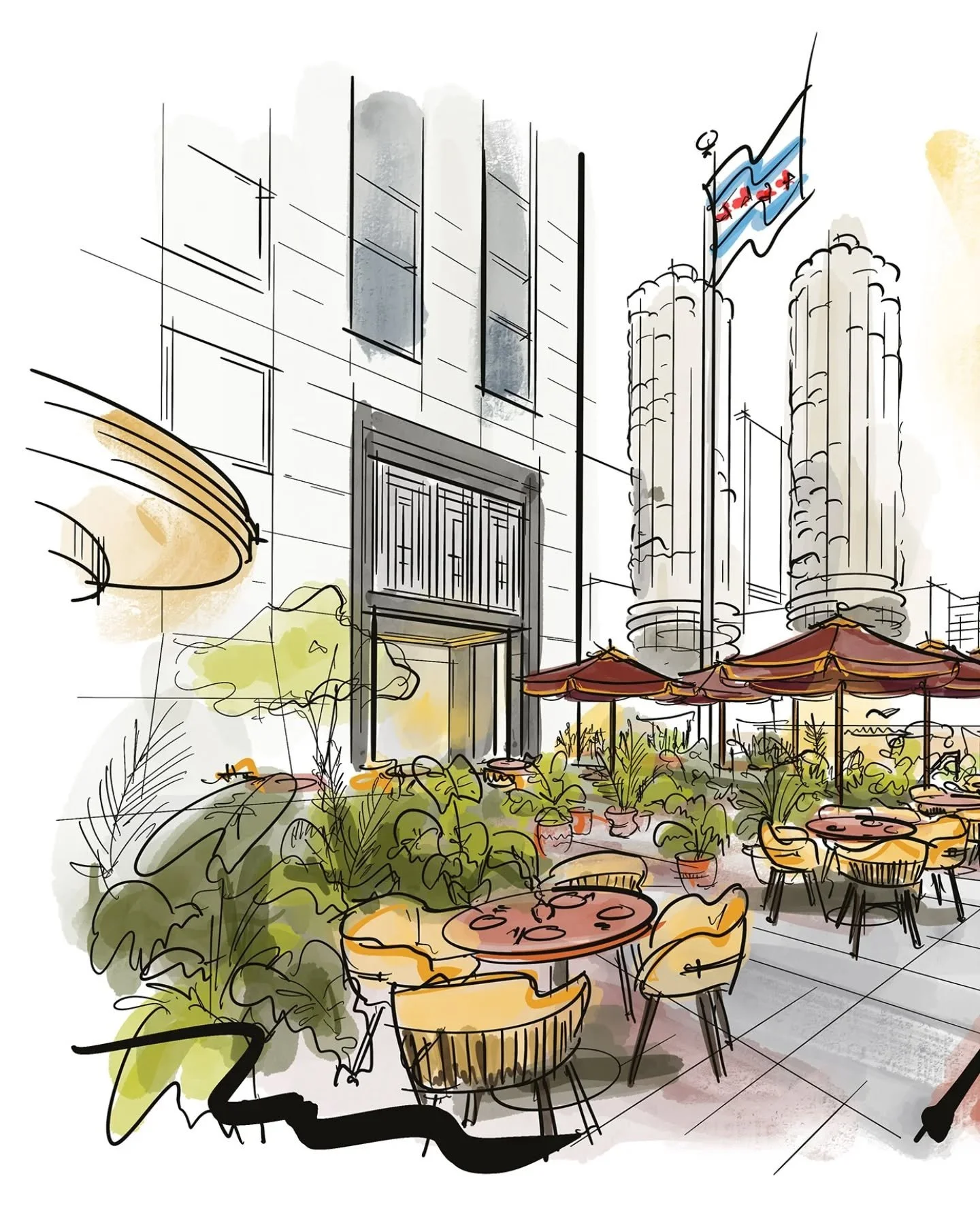 We&rsquo;re catching a distinct sizzle &mdash; and no shortage of spirits &mdash; drifting from this iconic corner along the Chicago River. The design team is still sharpening our pencils (and softening the edges) as each layer of this buzzeorthy cul