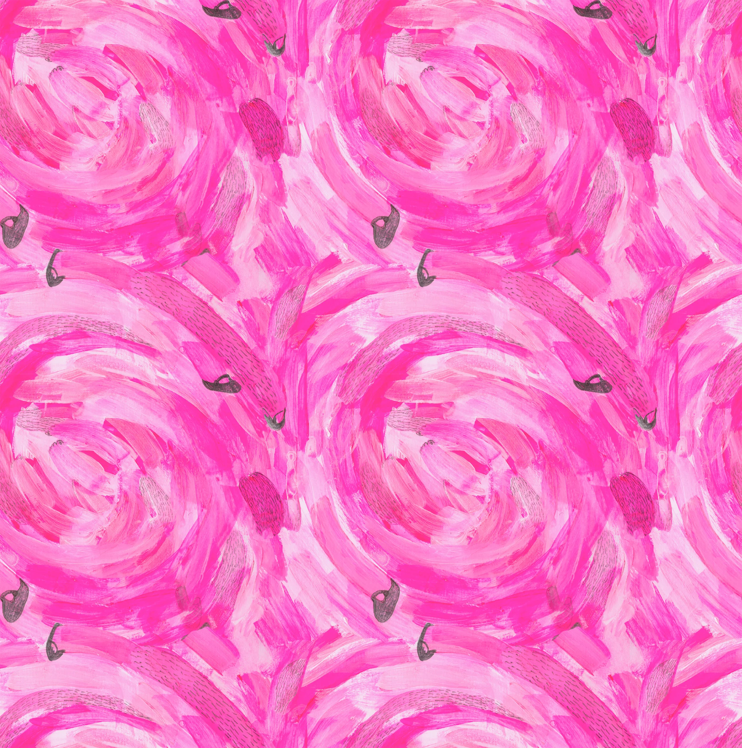 Pinkwheel Shoe pattern