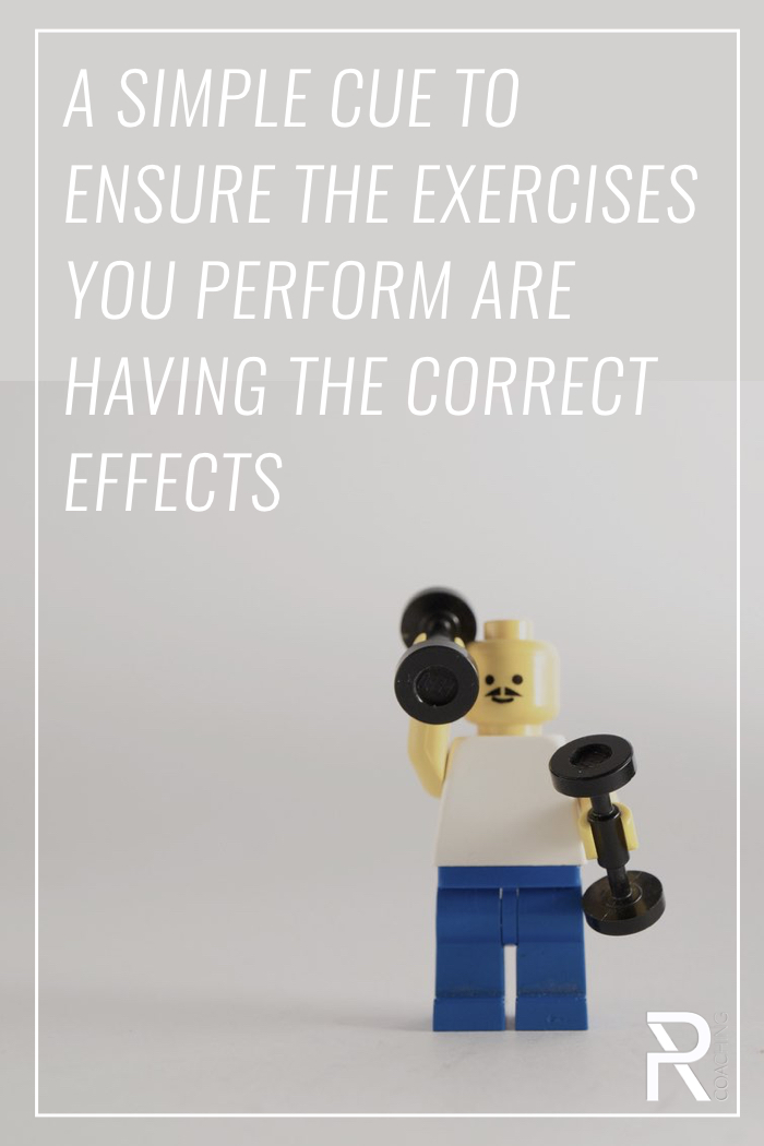 Even if an exercise looks perfect, it matters (a lot) which muscles you feel working/developing fatigue. Use this assessment guide to ensure your exercises are having the correct effects.