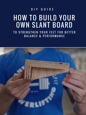 DIY Instructions for building a slant board | If you have trouble balancing when you run, attempt single leg activities like lunges, or when you squat, it could be that weak feet are holding you back. Use a slant board to correct foot weakness.