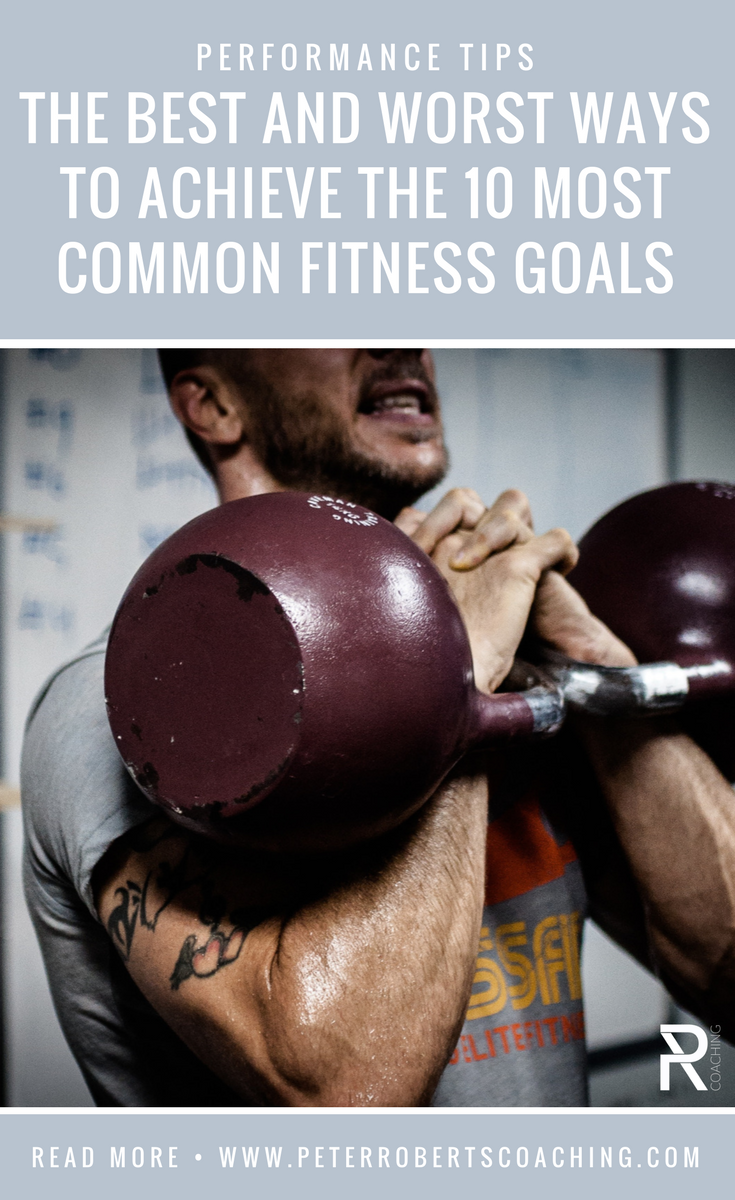 The Best And Worst Ways To Achieve The 10 Most Common Fitness Goals | Workout goals chart ideas | fitness goals list | weight loss | strength training | flexibility | PR Coaching
