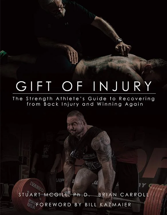 Book Review of Gift Of Injury By Dr Stuart McGill And Brian Carroll | weight lifting injury | healing injuries | longevity workout | PR Coaching