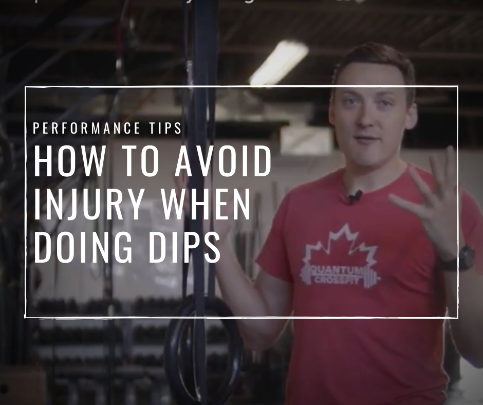 VIDEO: How To Avoid Injury When Doing Dips