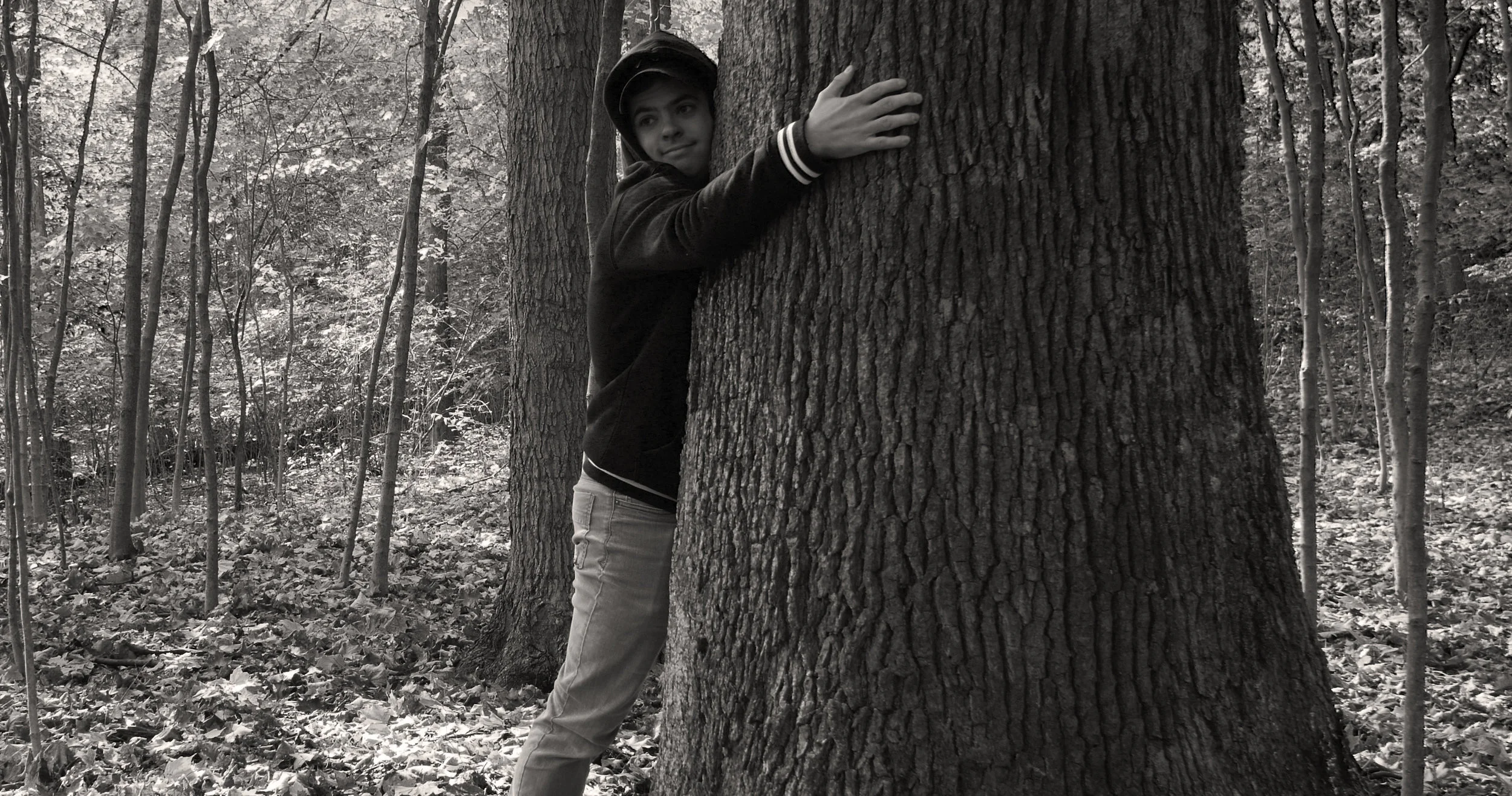 Tree HuggerBW.jpg