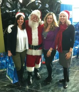 Elettra Communications with Santa. Happy to be part of the big day at YVR!