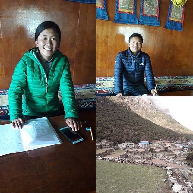 Phura and lhakpa are home from Kathmandu studying in there village of Samde, lower Thame with there family. AAF has been sponsoring their education for years and will continue as they are doing online classes the same as other children around the wor