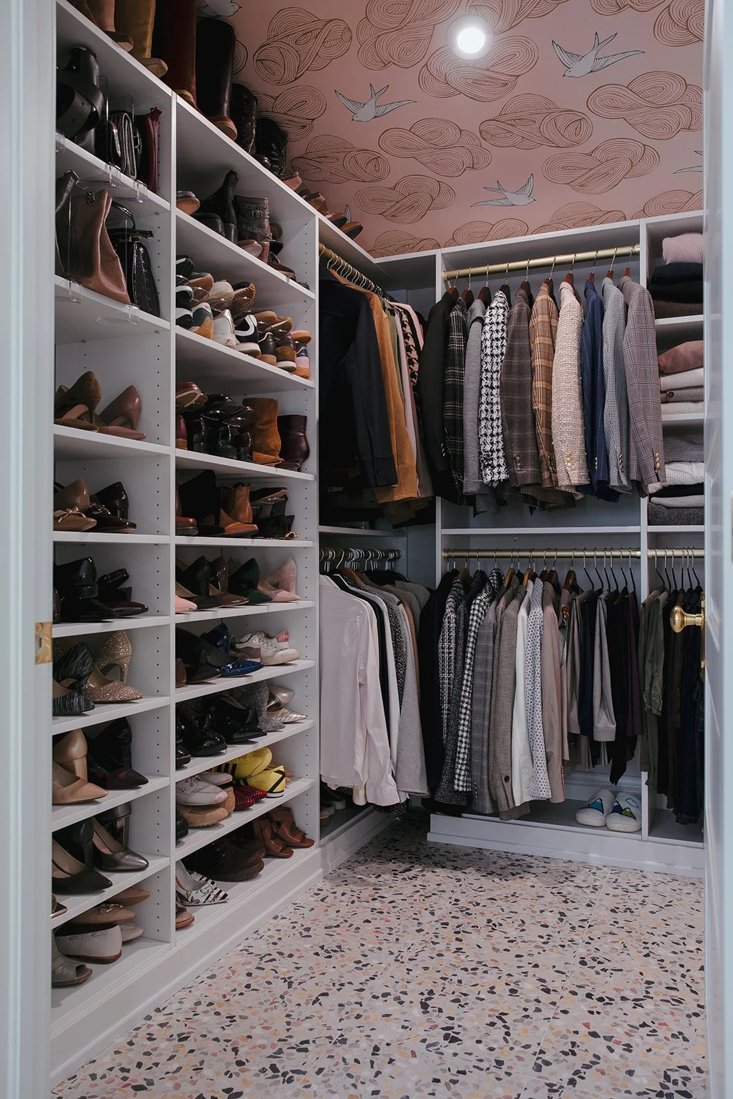 walk in closet wallpaper ceiling.jpg