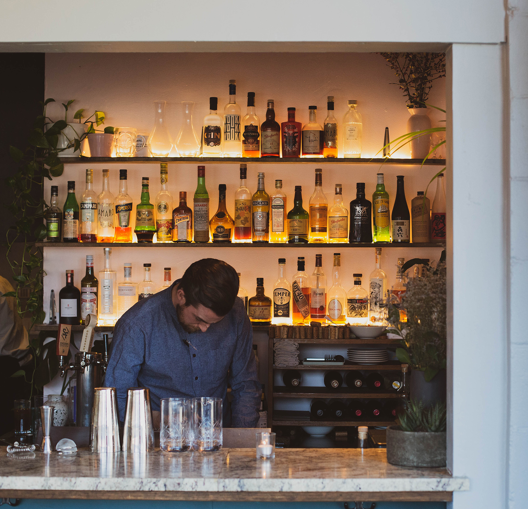 Stephen Whiteside, Bartender / co-owner