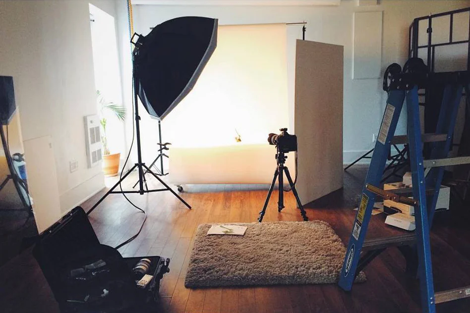 Set up at Pawelec Studio north of Toronto.