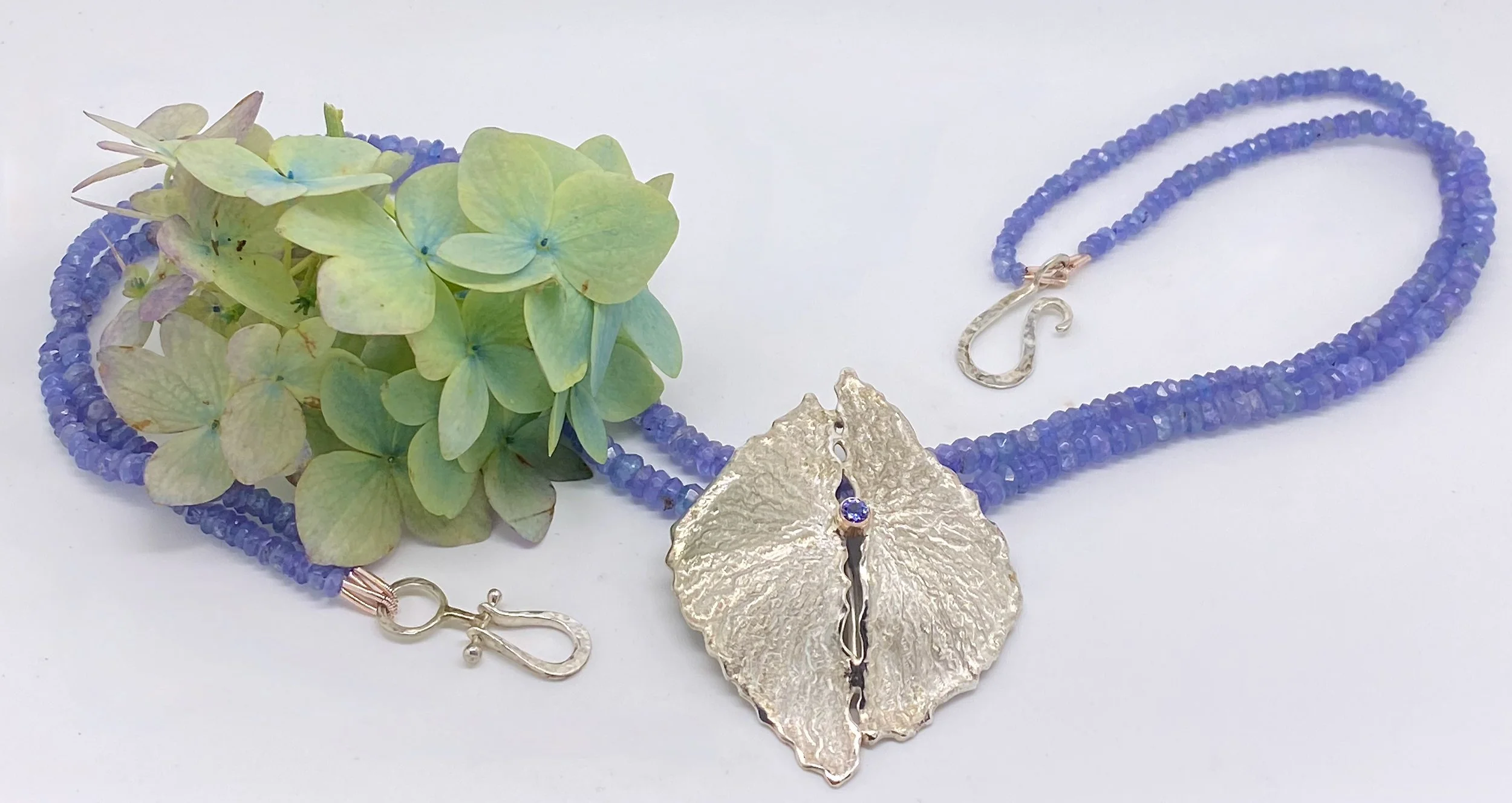 Breakwater Pendant with Tanzanite