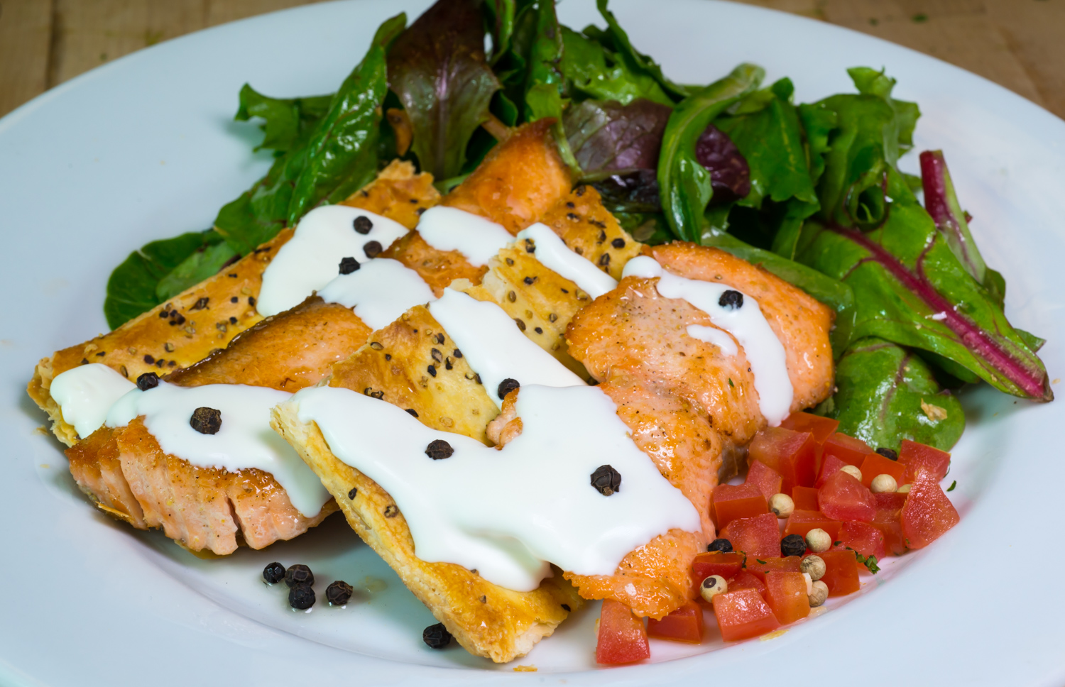 Salmon Napoleon