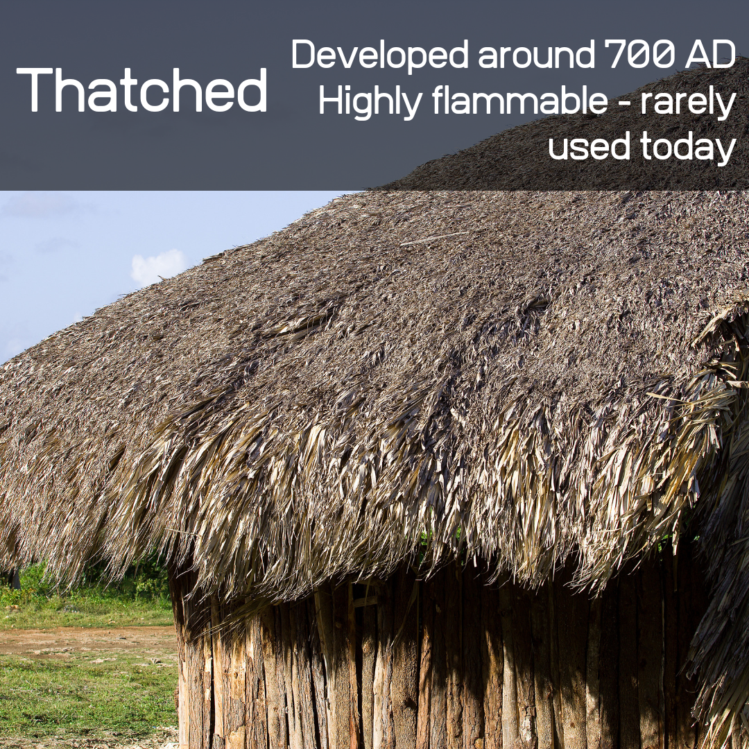 Straw, palm branches, and much more compiled the components of a thatched roof!