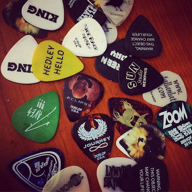 The collection grows #rocknroll #stagehand #heroes #sharktankpro