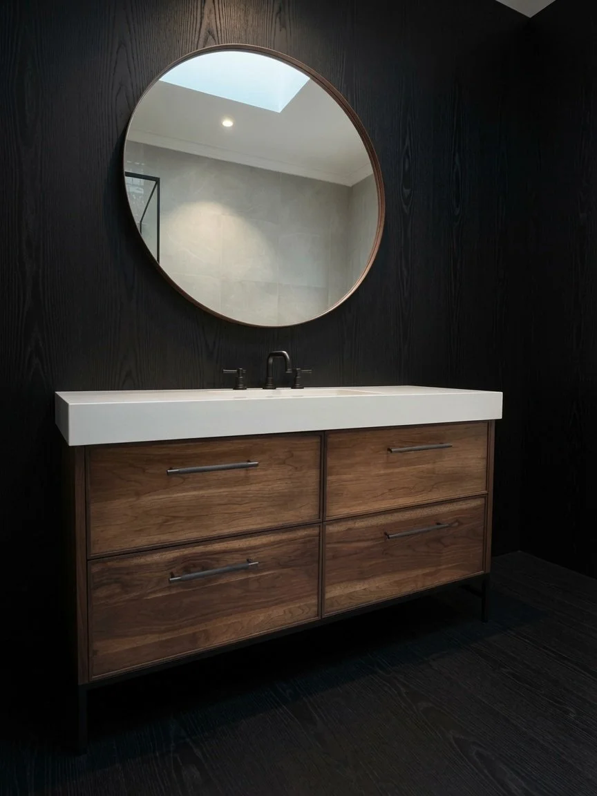 Walnut Vanity