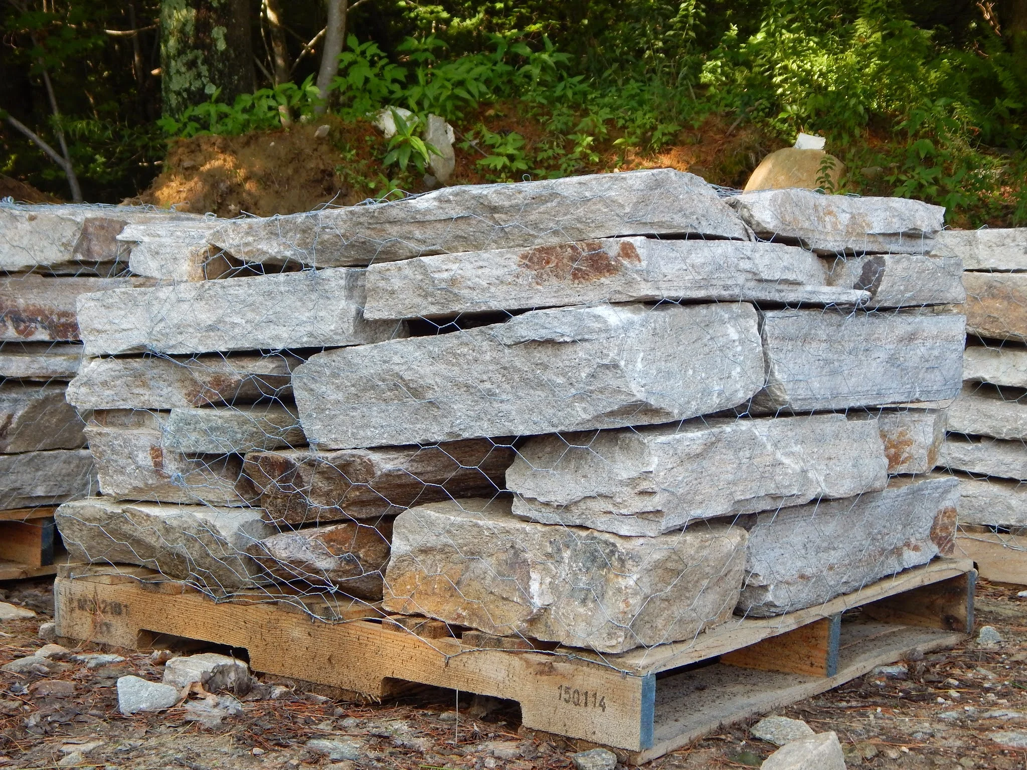 3" to 5" Grey Wallstone