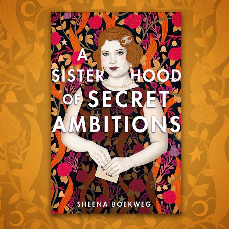 Happy book birthday to A Sisterhood of Secret Ambitions! Oh how I adored working on this gem of a book, set in the 1920s and featuring a secret society of women vying for the love of the future US President. Swipe for a sneak peek at some of the orna