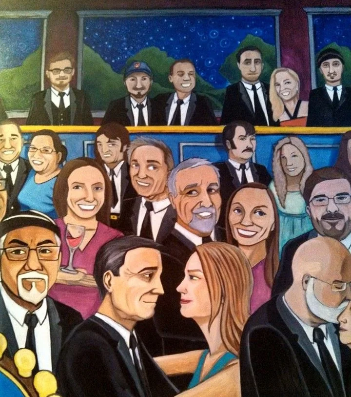 Self Portrait within Mural