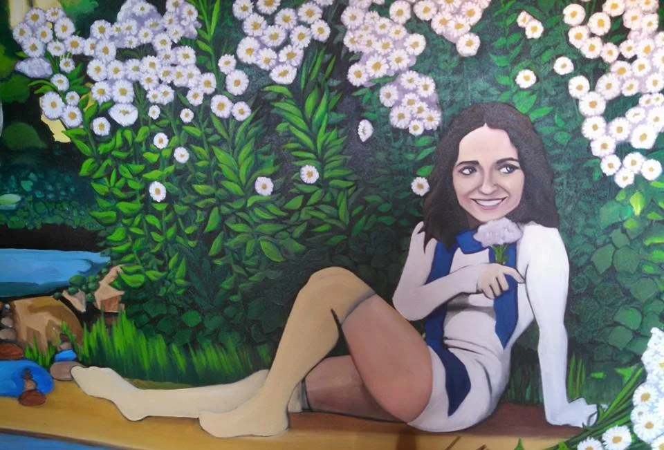 The Miss Among the Flowers